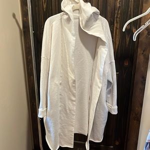 Woman’s sweatshirt material jacket